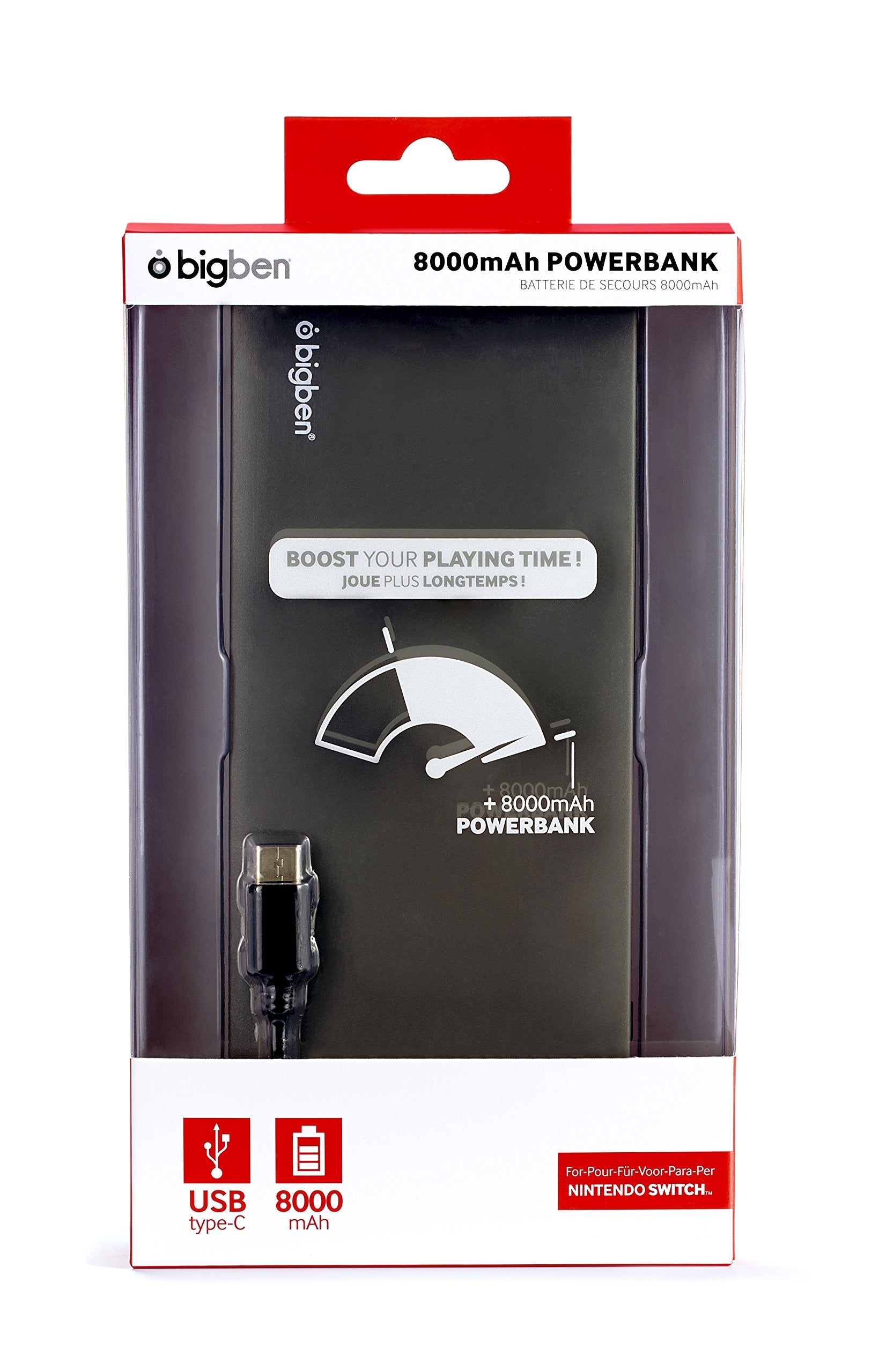 Bigben Interactive - Chargeur portable 8000 mAh (Nintendo Switch) Bigben Interactive - Chargeur portable 8000 mAh (Nintendo Switch)
